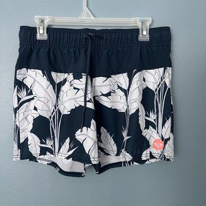 Womens Medium Roxy Swim Shorts Navy and White Never Worn